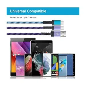 Cable de carga rápida USB C para teléfono Android de 6_7