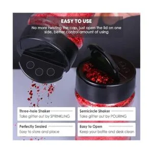 HTVRONT Purpurina holográfica gruesa 3.53 oz3.5 onzas_3