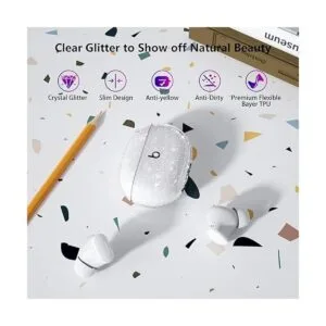 Aircawin Funda para Beats Studio Buds 2021 con purpurina_2