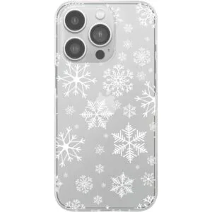 Blingys Funda para iPhone 14 Pro diseño de copo de nieve_1