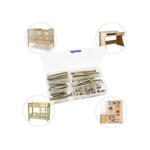 CSeao Kit de repuesto de tornillos para cuna de bebé_5