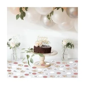 Sweet 16 confeti confeti de mesa de oro rosa confeti de_4