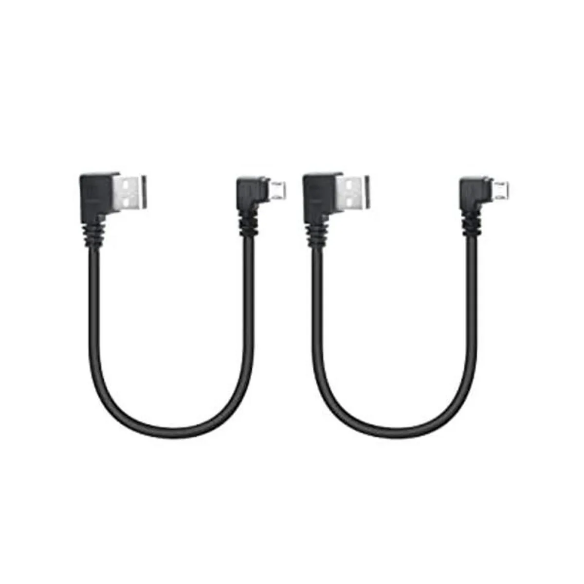 Cable micro USB corto 9.8 in de ángulo recto de 90 grados_1