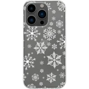 Blingys Funda para iPhone 14 Pro diseño de copo de nieve_2