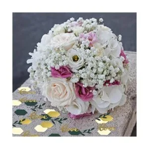 Confeti de mesa de boda de vegetación confeti bohemio_3