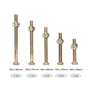 CSeao Kit de repuesto de tornillos para cuna de bebé_2