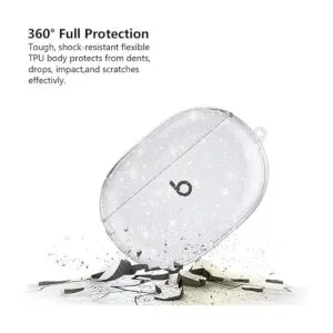 Aircawin Funda para Beats Studio Buds 2021 con purpurina_3