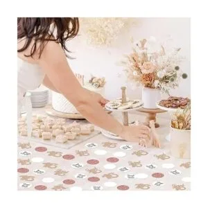 Sweet 16 confeti confeti de mesa de oro rosa confeti de_3