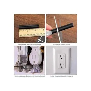24 piezas de extensor de salida de salpicaduras eléctricas_3
