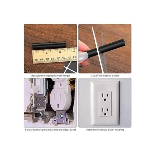 24 piezas de extensor de salida de salpicaduras eléctricas_3