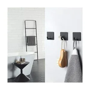 NearMoon Ganchos adhesivos ganchos de pared de baño_4