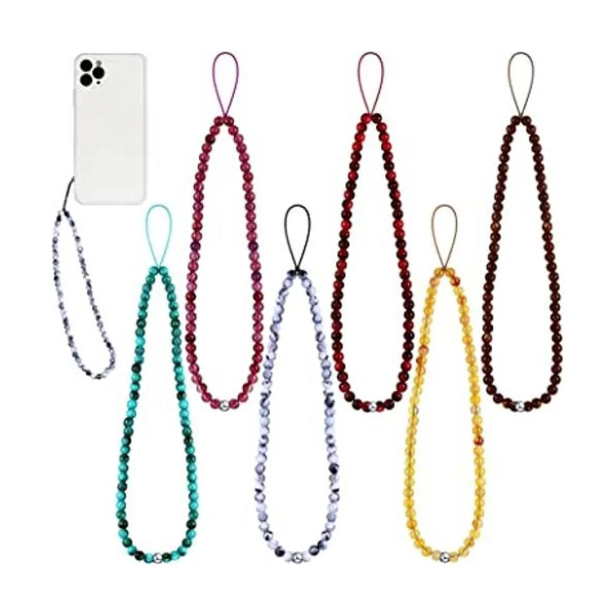 6 piezas de cuentas de piedras preciosas naturales hechas_1