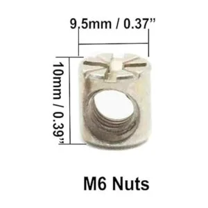 CSeao Kit de repuesto de tornillos para cuna de bebé_3