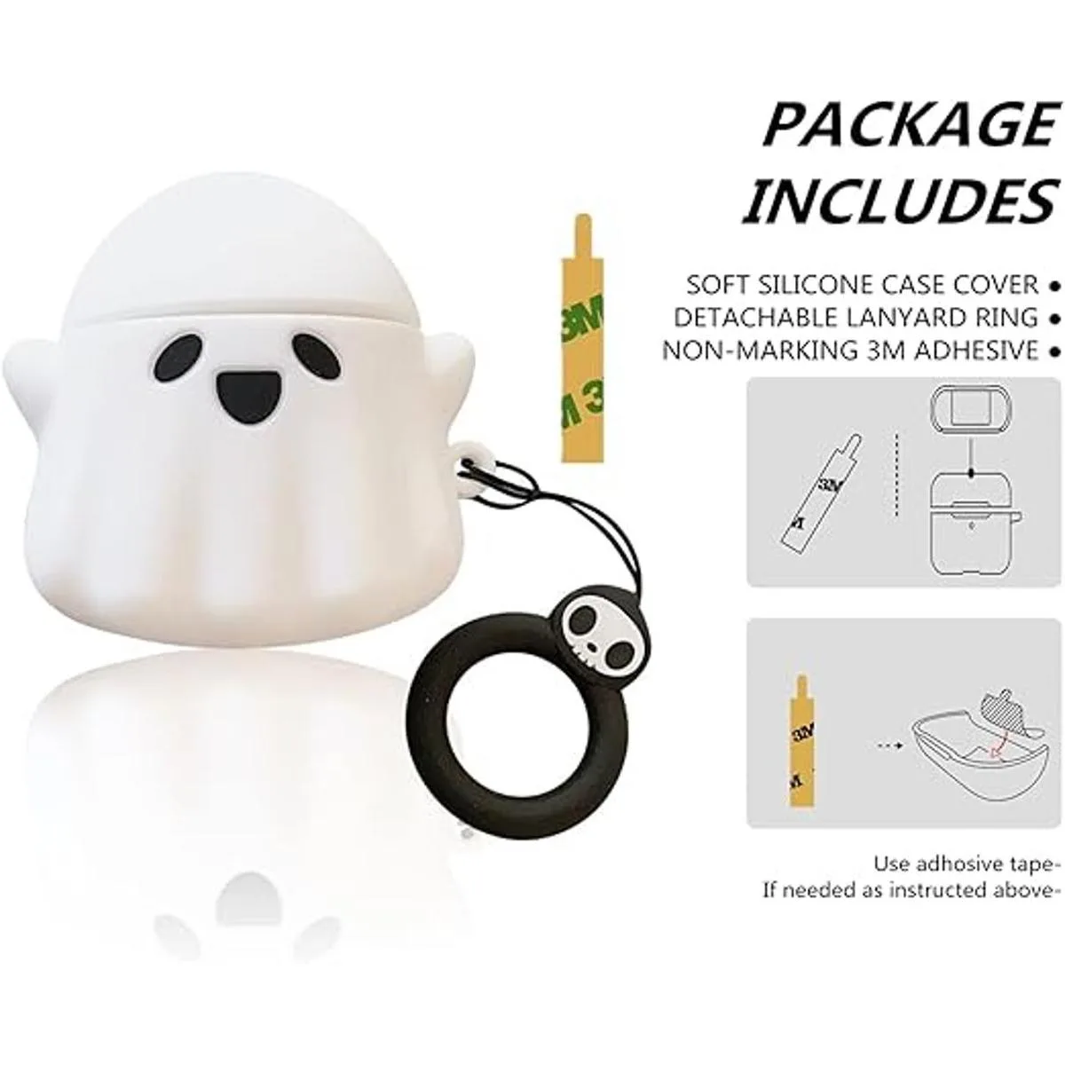 Funda compatible con AirPods funda luminosa y bonita de_6