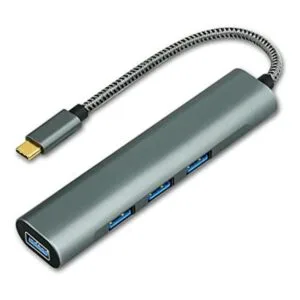 HENRETY Hub USB C Hub USB 3.0 de 4 puertos Hub de datos_1