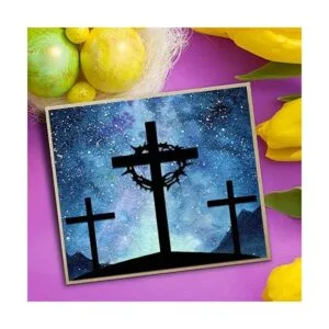 Estivaux Troqueles de cruz de religión de Pascua para_3