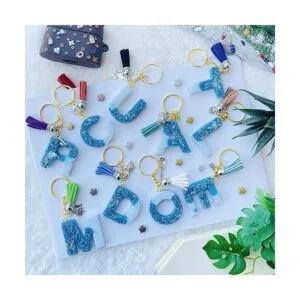 Moldes de resina del alfabeto de silicona joyería del_6