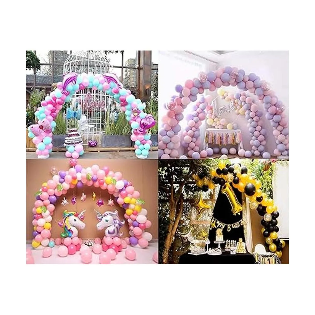 Onwon Juego de 4 rollos de tiras para decoración de globos_6