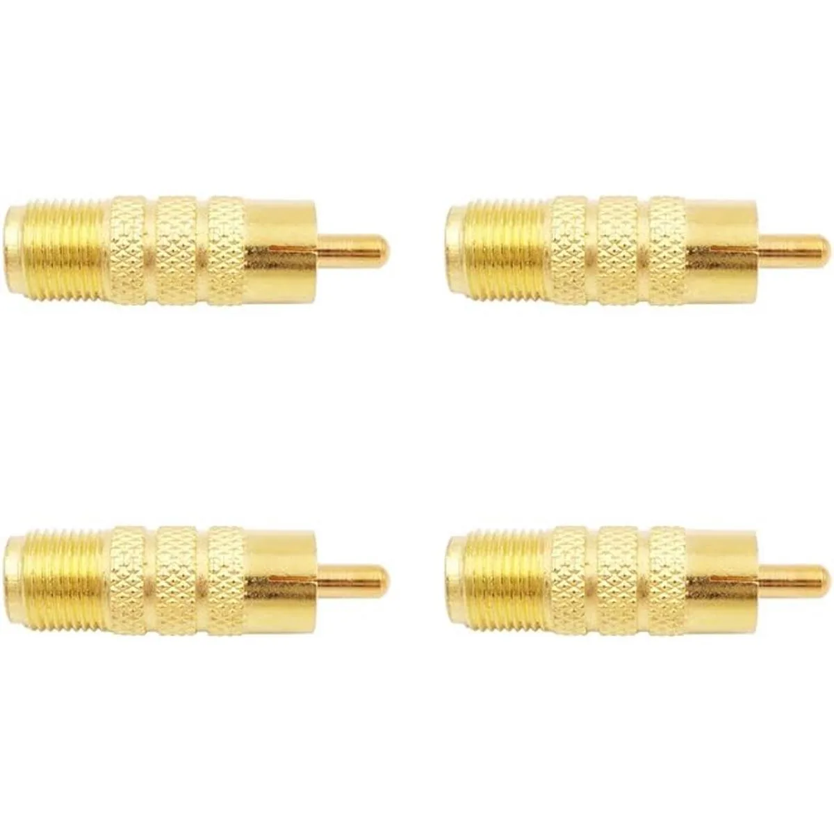 Fancasee Conector coaxial hembra a RCA macho 75 Ohm 4_2