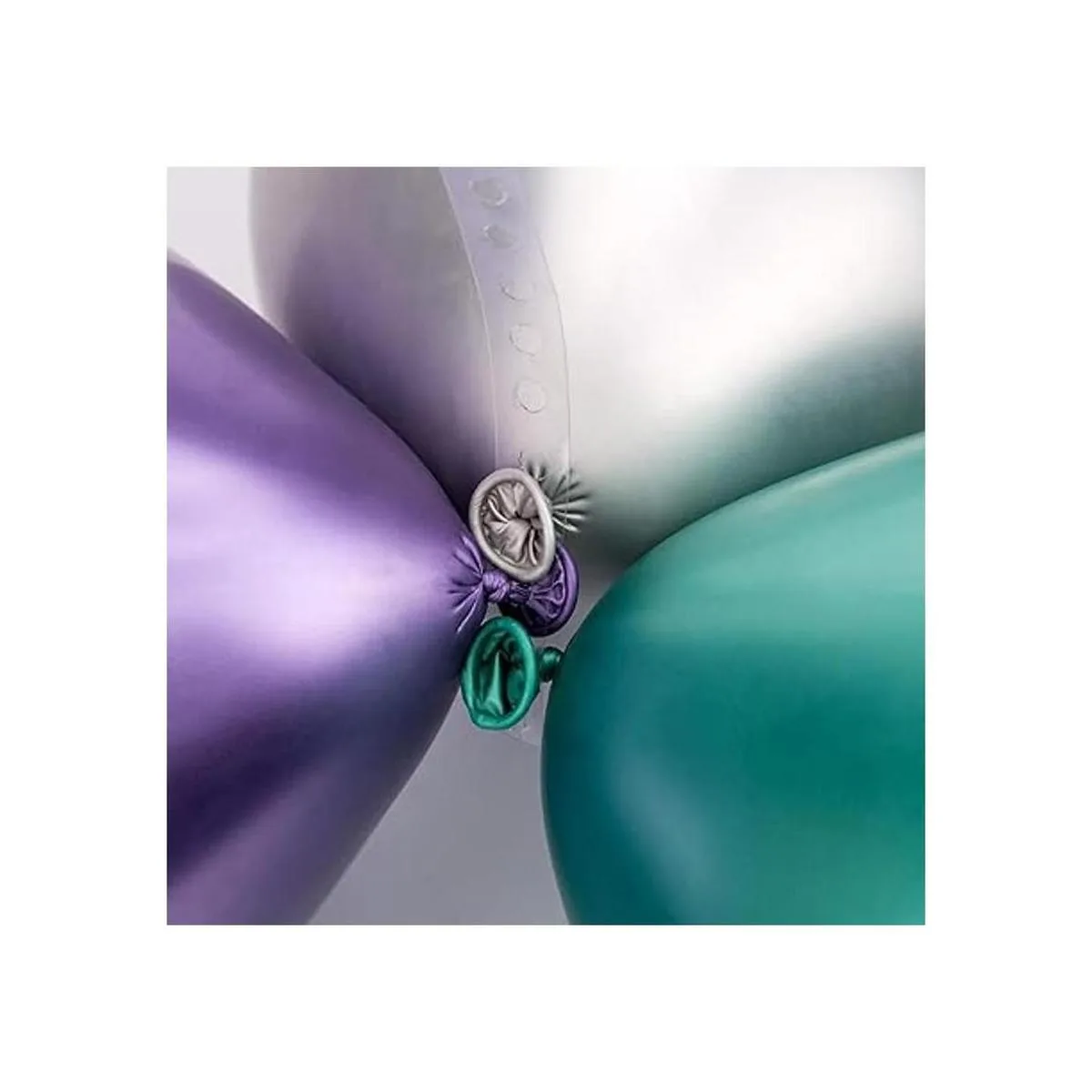 Onwon Juego de 4 rollos de tiras para decoración de globos_5