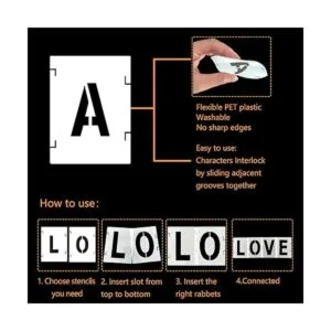 42 plantillas de letras números de símbolo plantillas de_3