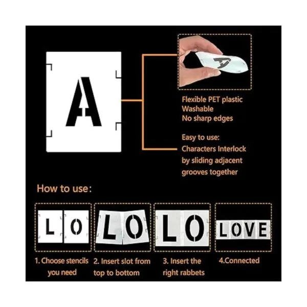 42 plantillas de letras números de símbolo plantillas de_3