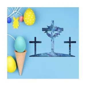 Estivaux Troqueles de cruz de religión de Pascua para_4