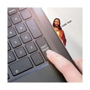 8 calcomanías de Jesús I Saw That PET Jesús calcomanías_4