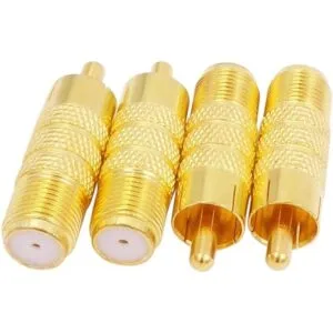 Fancasee Conector coaxial hembra a RCA macho 75 Ohm 4_5