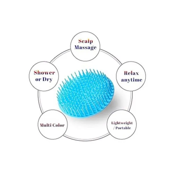YEALIFE Paquete de 4 cepillos exfoliantes para el cabello_2