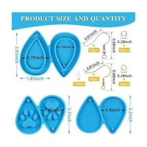 Juego completo de 323 piezas de resina y moldes de resina_3