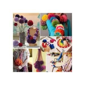 Wayion Pom Pom Maker Art DIY Kit de herramientas de lana_5