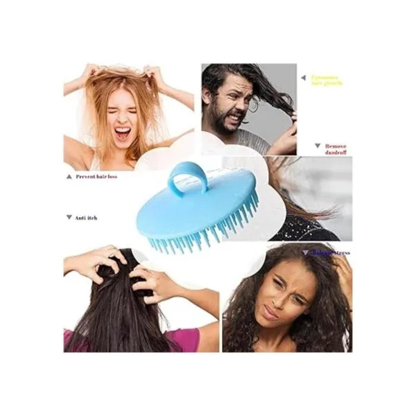 YEALIFE Paquete de 4 cepillos exfoliantes para el cabello_4