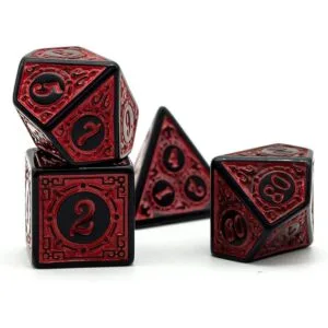 Poludie DND Juego de dados poliédricos DD 7 piezas con_4