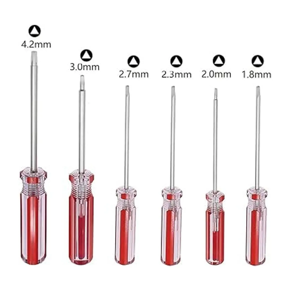 Fongmore Juego de 6 destornilladores magnéticos de cabeza_6