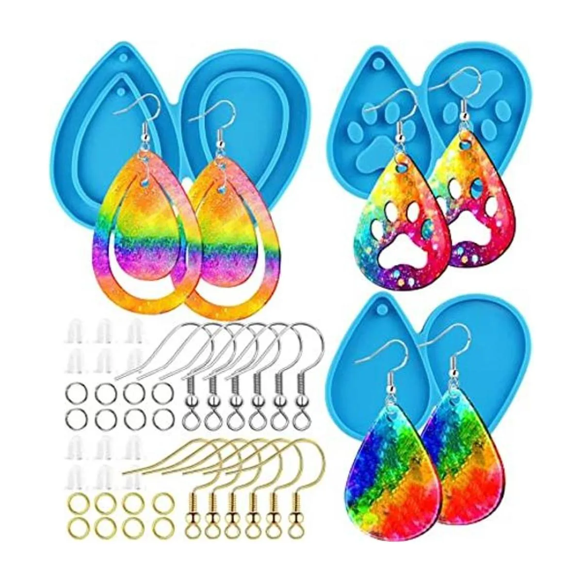 Juego completo de 323 piezas de resina y moldes de resina_1