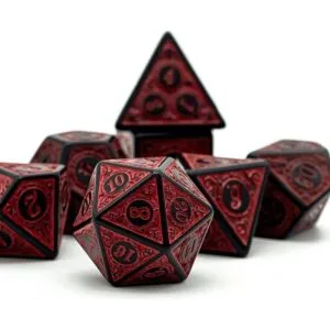 Poludie DND Juego de dados poliédricos DD 7 piezas con_3