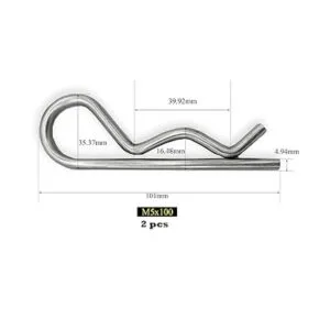 Yoliko 2 piezas de chaveta de acero inoxidable resistente_2