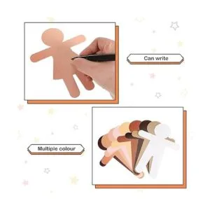 54 piezas de recortes para personas en blanco recortes de_3