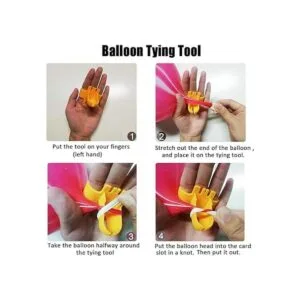 PASOCON 4 piezas de herramientas de atado de globos_4
