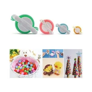 Wayion Pom Pom Maker Art DIY Kit de herramientas de lana_4
