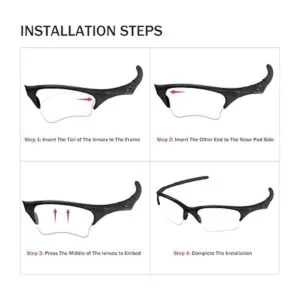 fiskr antisaltwater polarizadas Lentes de repuesto para_7