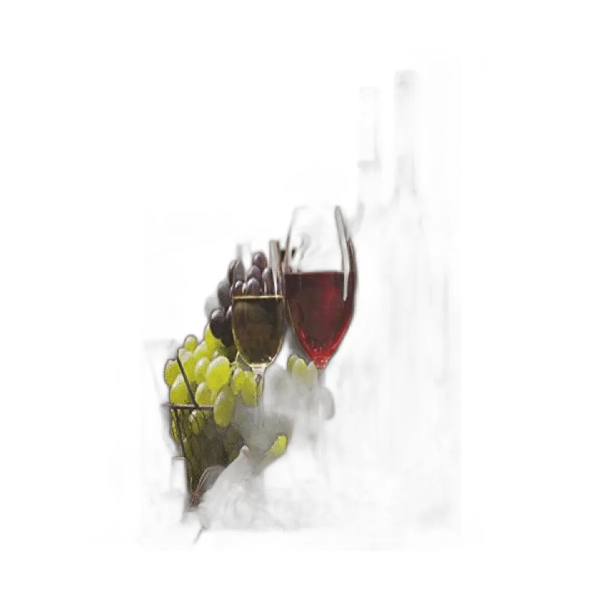 Juego de 1 toalla de cocina con diseño floral de uva de_1