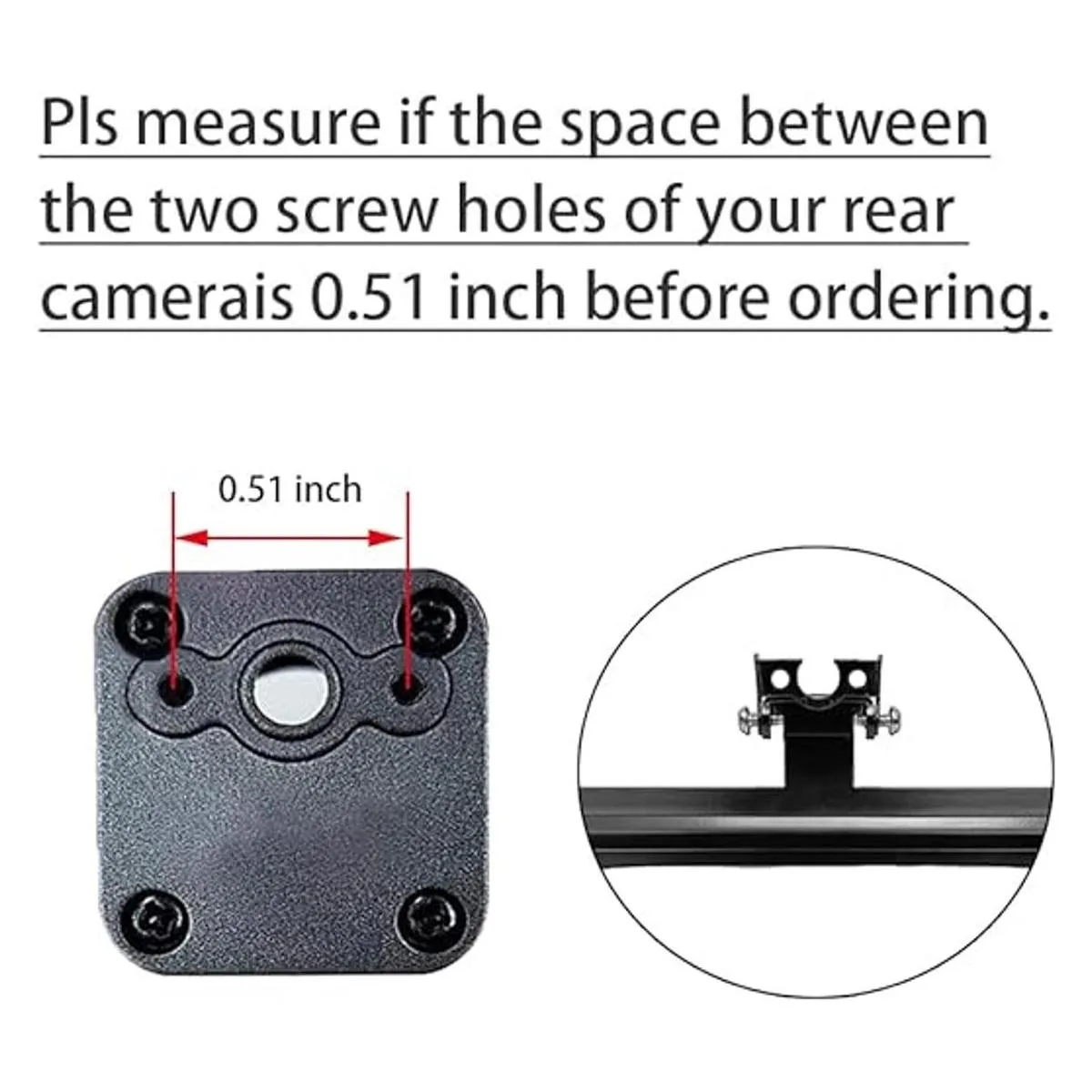 Soporte universal para placa de matrícula de cámara_2