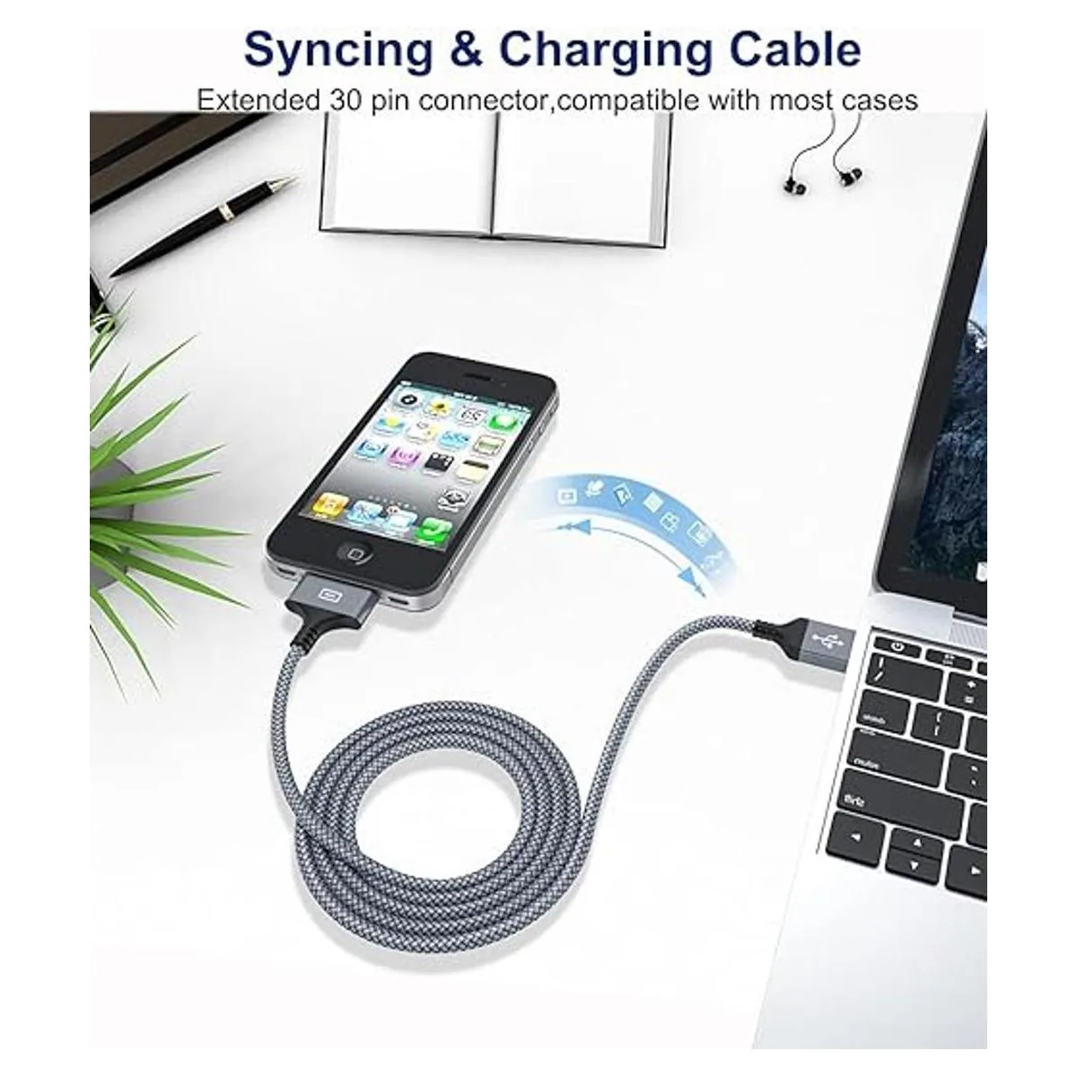 AkoaDa Cable de carga para iPod 2 unidades certificado_5