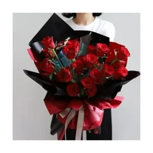 DODXIAOBEUL 20 hojas de papel de regalo negro impermeable_2