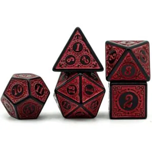 Poludie DND Juego de dados poliédricos DD 7 piezas con_2