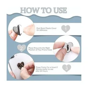 12 anillos de dedo adhesivos para teléfono celular agarre_6