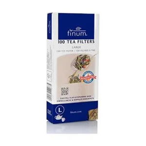 Finum Bolsas de filtro de té de papel desechables para té_1