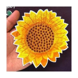 Qingxii Decorr Parches para coser o planchar de girasol_2